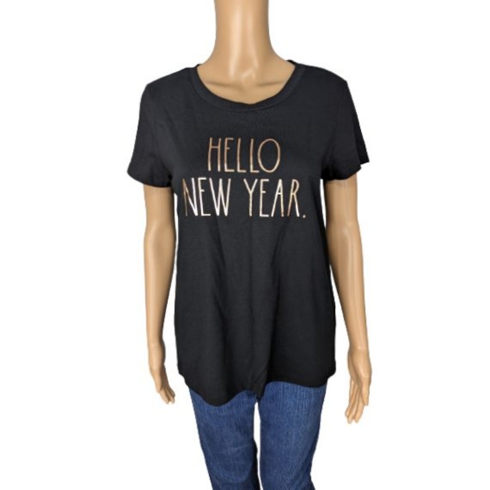 Rae Dunn Hello New Year Artist T-Shirt S
